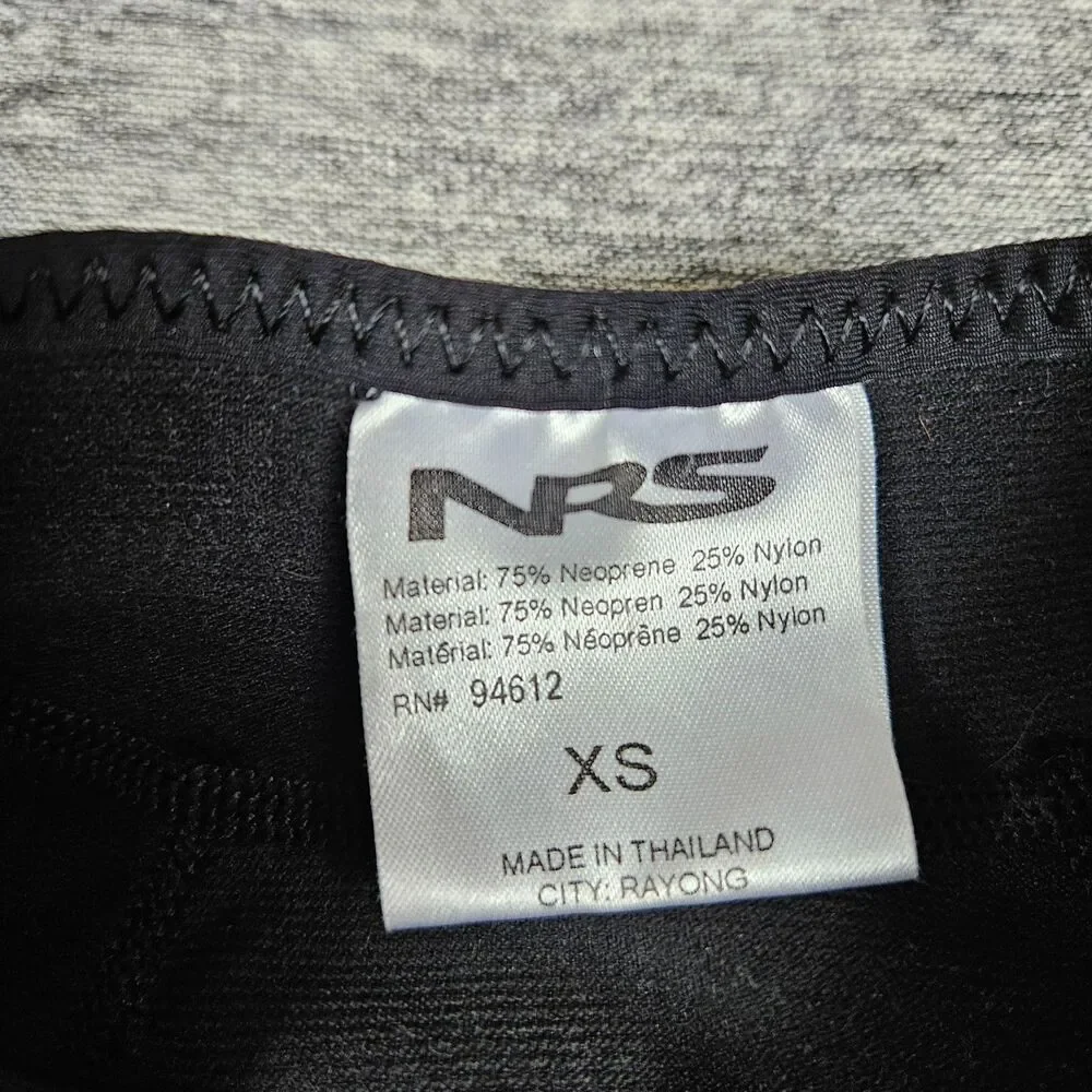 NRS Hydroskin G3 Titanium Men Size XS Full Front Zip Jacket Neoprene Water Sport